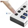 LogiLink UA0446 USB Hub 2 + 2 port USB-A, USB-C® USB 3.2 Gen1 5 GBit/s hliník UA0446