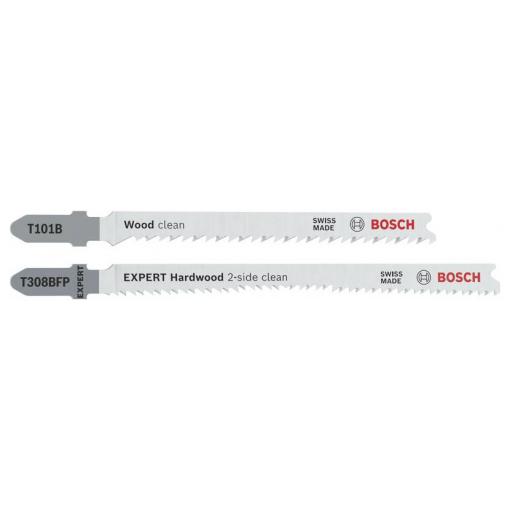 Bosch Accessories 2608665462 Sada nožových pilníků T101B a EXPERT Hardwood 2-side clean T308BFP, 26 ks 1 ks