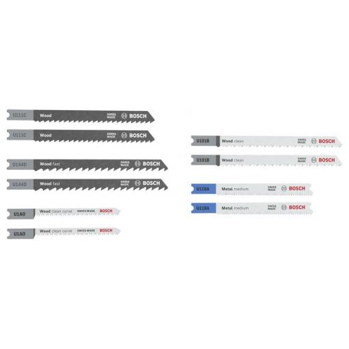 Bosch Accessories 2607012074 Sada pilových listů Wood and Metal Basic, 10 ks 1 ks
