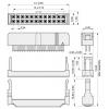 MPE Garry 101-2-040-S-BQ0A10 konektor pro ploché kabely 1 ks