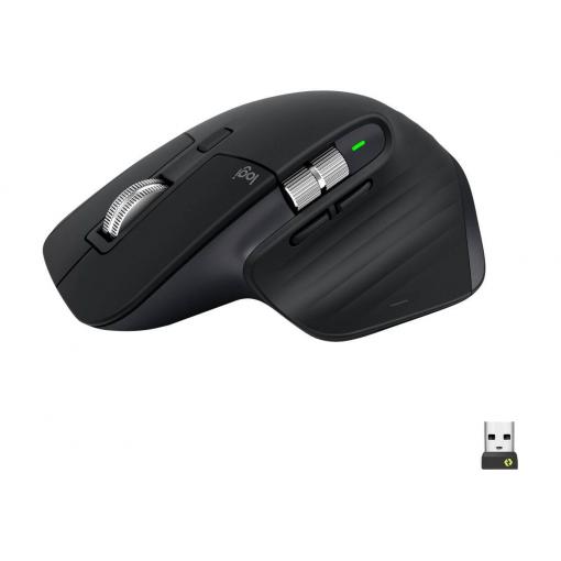 Logitech 910-006556 laserová myš, přenos 7 tlačítko, černá