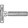 TOOLCRAFT 1061579 rýhovaný šroub M3 10 mm DIN 653 nerezová ocel 10 ks