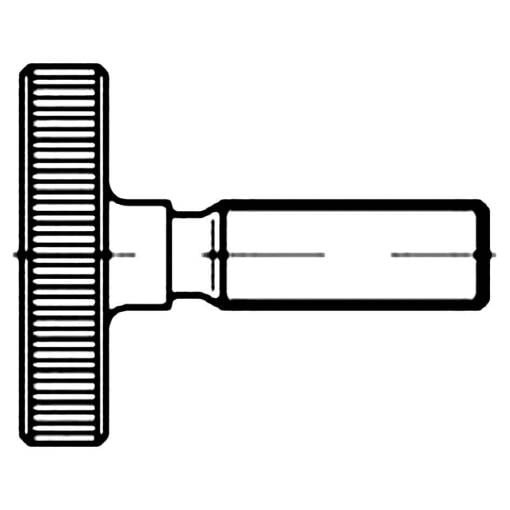 TOOLCRAFT 1061589 rýhovaný šroub M5 16 mm DIN 653 nerezová ocel 10 ks