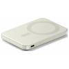 Satechi OntheGo Magnetic Qi2 powerbanka 5000 mAh, Qi 2, MagSafe, písková
