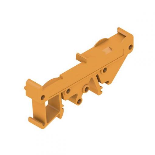 Weidmüller RF RS 70 RE/A3/M.BEZ 1665 2062690000 boční element otevřená, pro montáž na DIN lištu (d x š) 29.2 mm x 13.7 mm plast oranžová 20 ks