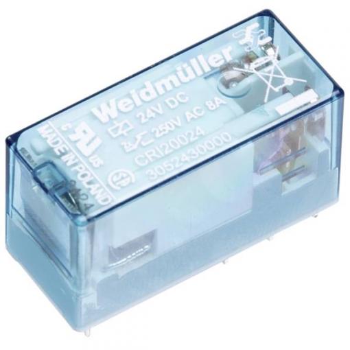 Weidmüller CRI20110 Miniaturní průmyslové relé, 110 V/DC, 8 A, 2 přepínací kontakty, 10 ks