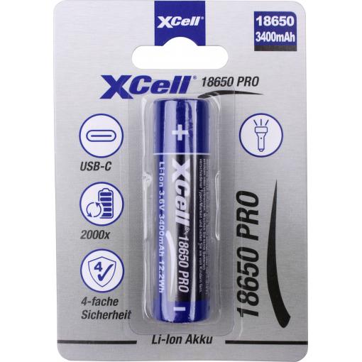 XCell speciální akumulátor 18650 Li-Ion 3.7 V 3400 1 ks