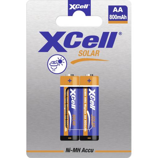 XCell AA800 solar(Bli2) akumulátor AA, Ni-MH, 800, 1.2 V, 1 ks