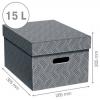 Leitz úložný box VON šedá 15 l (š x v x h) 265 x 205 x 365 mm 3 ks