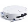 ECOVACS DEX68-13EC robot na vysávání a vytírání podlahy, bílá, ovládání aplikací, bezsáčkový, S funkcí vytírání