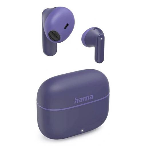Hama Freedom Light II špuntová sluchátka (In Ear) Bluetooth® modrá Nabíjecí pouzdro mobil