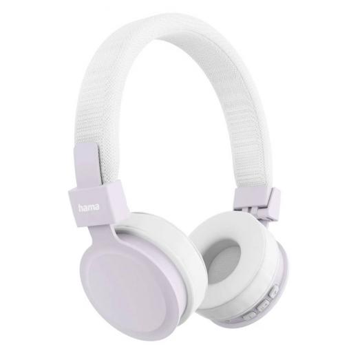 Hama Freedom Lit III sluchátka otevřená (On Ear) Bluetooth® fialová, bílá headset
