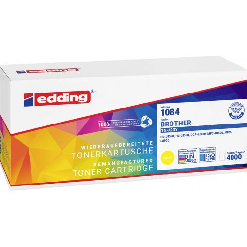 Edding Toner náhradní Brother TN-423Y kompatibilní žlutá 4000 Seiten EDD-1084 18-1084