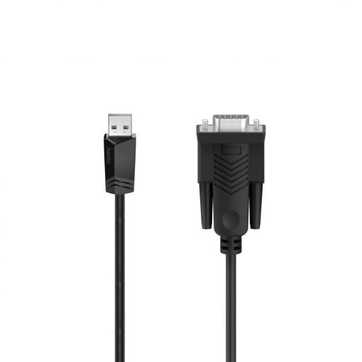 Hama USB 2.0 adaptér [1x USB-A konektor - 1x D-SUB zástrčka 9pólová] 1.5 m dvoužilový stíněný