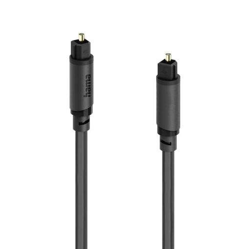 Hama 00202016 Toslink audio kabel [1x Toslink zástrčka (ODT) - 1x Toslink zástrčka (ODT)] 1.5 m černá pozlacené kontakty