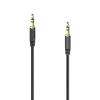 Hama 00202014 jack audio kabel [1x jack zástrčka 3,5 mm - 1x jack zástrčka 3,5 mm] 5 m černá pozlacené kontakty