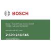 Bosch Accessories 2609256F45 2609256F45 Předřazený filtr 1 ks