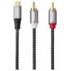 SpeaKa Professional USB kabel 2.00 m černá/šedá SP-14353908