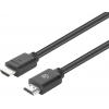 Manhattan HDMI kabel Zástrčka HDMI-A, Zástrčka HDMI-A 5 m černá 356671 4K UHD, PVC plášť, pozlacené kontakty, dvoužilový stíněný HDMI kabel