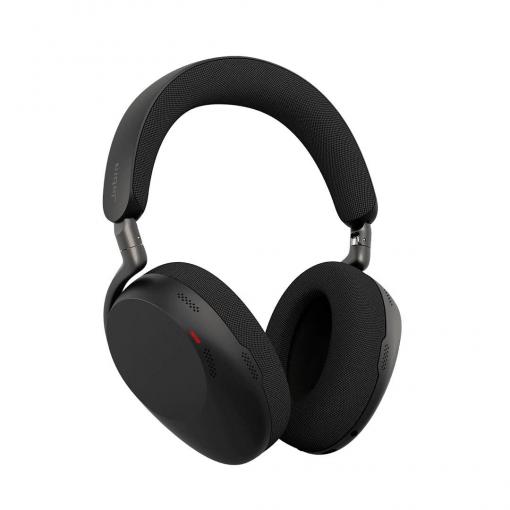 Jabra Jabra Evolve3 85 UC Stereo black mit Lin Headset uzavřená (Over Ear) Bez kabelu stereo černá Potlačení hluku headset telefon
