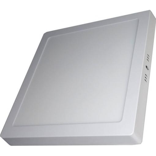 Podhledové LED svítidlo 30 W, 300 × 300 mm, 3000 K, přisazené, bílé
