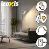 LED stojací lampa 180 cm, stmívatelná, dálkové ovládání, černá