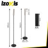 LED stojací lampa 180 cm, stmívatelná, dálkové ovládání, černá