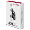 AXAGON sériový adaptér [1x PCI Express - 2x RS232 zásuvka ]