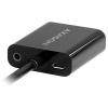 AXAGON RVH-VGAN HDMI / VGA adaptér [1x HDMI zástrčka - 3x VGA zásuvka, Micro USB, 3.5 mm zásuvka]