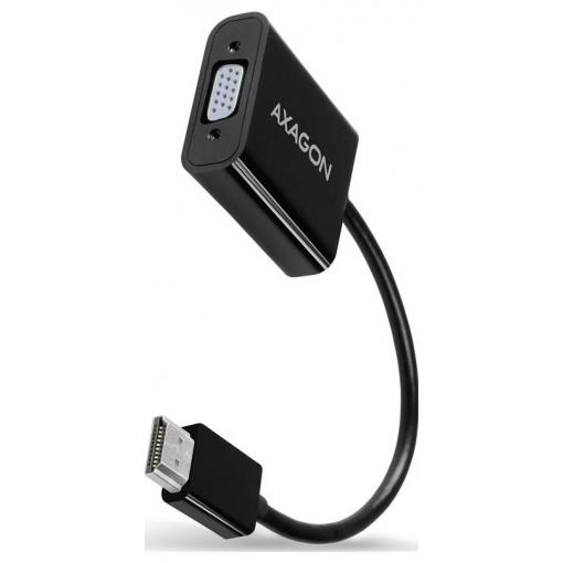 AXAGON RVH-VGAN HDMI / VGA adaptér [1x HDMI zástrčka - 3x VGA zásuvka, Micro USB, 3.5 mm zásuvka]