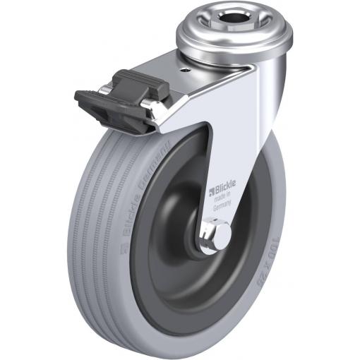 Blickle 273722 LRA-VPA 100G-FI Otočné kolečko s brzdou Ø kola: 100 mm nosnost (max.): 70 kg 1 ks