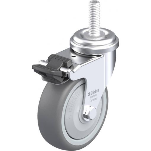 Blickle 614768 LRA-TPA 75KF-FI-GS10 Otočné kolečko s brzdou Ø kola: 75 mm nosnost (max.): 75 kg 1 ks