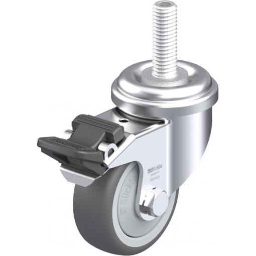 Blickle 848564 LRA-PATH 50KF-FI-GS10 Otočné kolečko s brzdou Ø kola: 50 mm nosnost (max.): 75 kg 1 ks