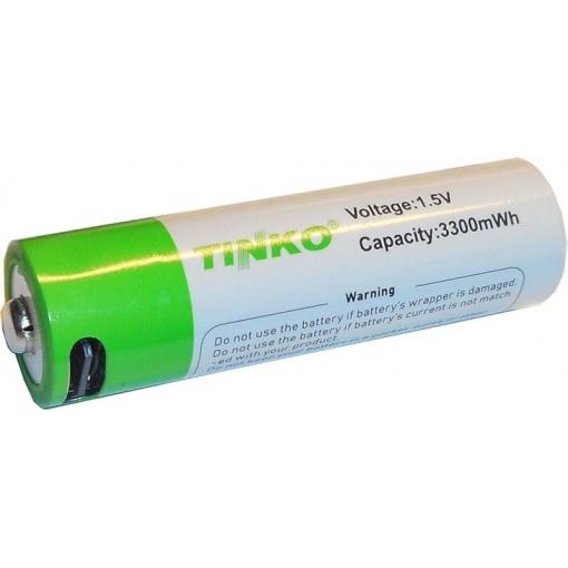 Nabíjecí článek AA USB-C TINKO, 1,5 V / 1600 mAh, Li-Ion