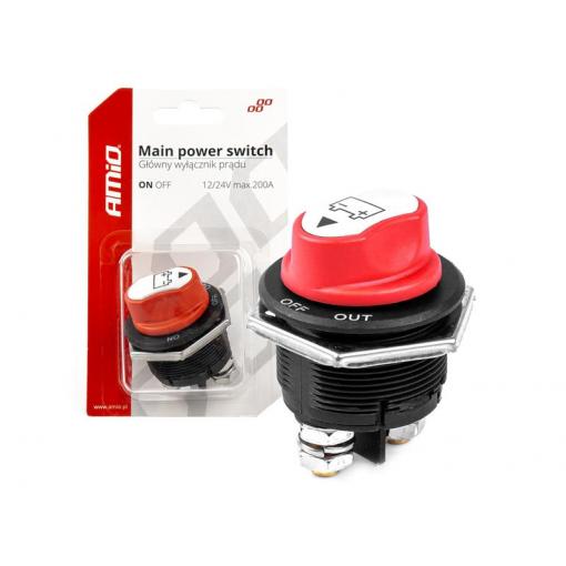 Bateriový odpojovač 12V 24V 200A AMiO-03027