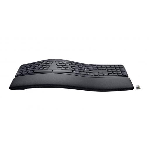 Logitech Ergo K860 bezdrátový klávesnice španělská QWERTY grafit