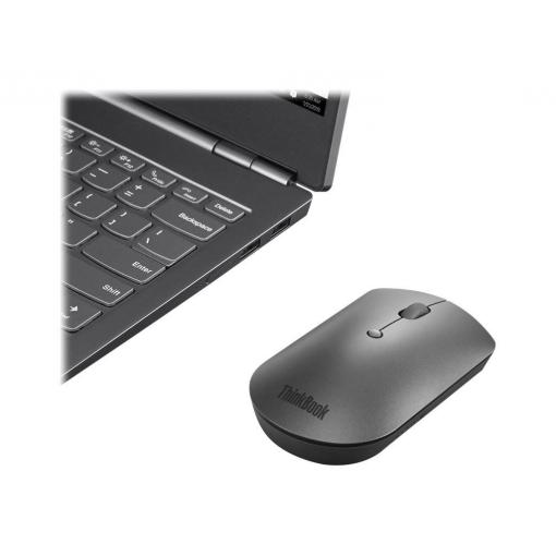 Lenovo Lenovo ThinkBook mouse Ufficio Ambidestro Bluetooth Ottico 2400 DPI optická myš, přenos Bluetooth®, 3 tlačítko, 2400 dpi, pistolová šedá