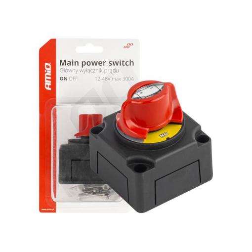 Bateriový odpojovač 12-48V max.300A AMIO-03838