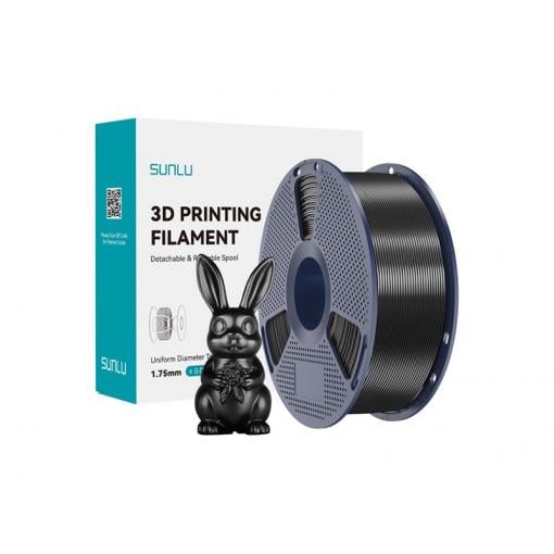 Filament SUNLU PLA+ Silk 1kg černý 1,75mm