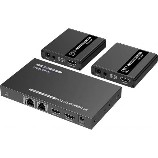 Value 1 na 3 HDMI rozbočovač UHD 3840 x 2160 Pixel černá
