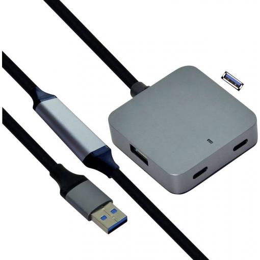 Value 12.99.1125 USB Hub 2 + 2 port USB-C®, USB-A USB 3.2 Gen1 5 GBit/s černá VALUE USB 3.2 Gen 1 Hub, 4 Ports (2x USB