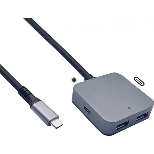 Value 12.99.1126 USB Hub 2 + 2 port USB-C®, USB-A USB 3.2 Gen2 10 GBit/s černá VALUE USB 3.2 Gen 2 Hub, 4 Ports (2x USB