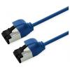 Roline 21.15.3252 RJ45 síťové kabely, propojovací kabely CAT 8.1 U/FTP 0.5 m modrá 1 ks