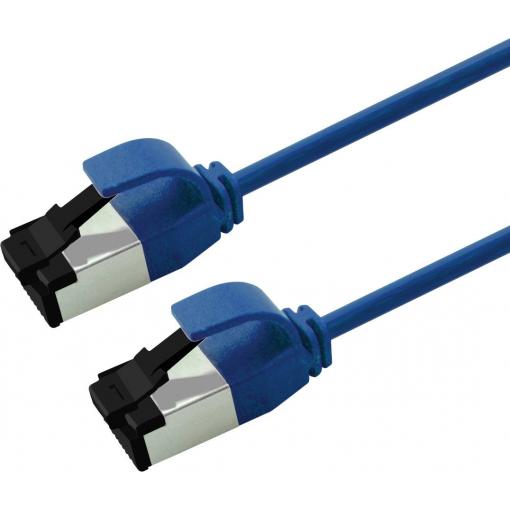 Roline 21.15.3253 RJ45 síťové kabely, propojovací kabely CAT 8.1 U/FTP 1 m modrá 1 ks