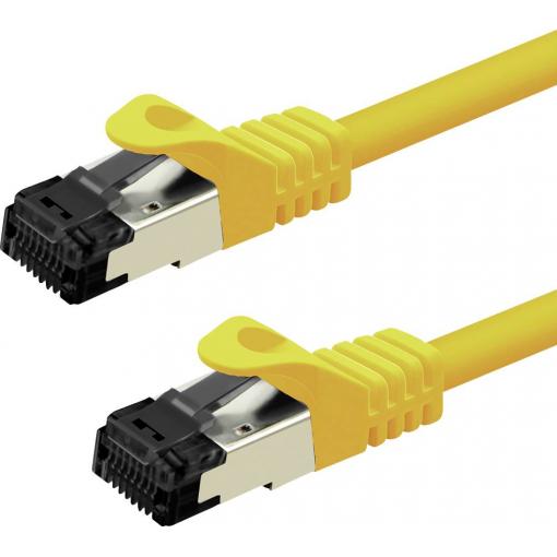 Value 21.99.1823 RJ45 síťové kabely, propojovací kabely CAT 8.1 S/FTP 3 m žlutá 1 ks