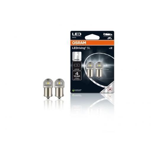 Autožárovka LED 12V R5W BA15s OSRAM studená bílá 2ks