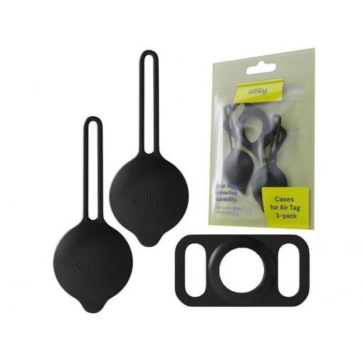 Pouzdro ALLITY ASA-300 pro Apple AirTag Black 3ks