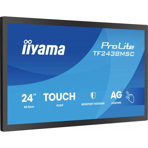 Iiyama ProLite LCD monitor Energetická třída (EEK2021): E (A - G) 60.5 cm (23.8 palec) 1920 x 1080 Pixel 16:9 5 ms IPS LCD