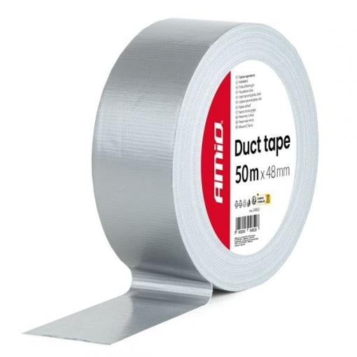 Lepící opravná páska, šedá 48 mm x 50 m x 0,19 mm AMIO