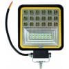Pracovní světlo LED 10-30V, 125x115x38mm, 42LED, oranžový rámeček
